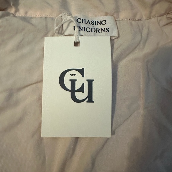 Chasing Unicorns Light My Fire Rose Gold Sequin Jacket size M BNWT - Picture 4 of 4